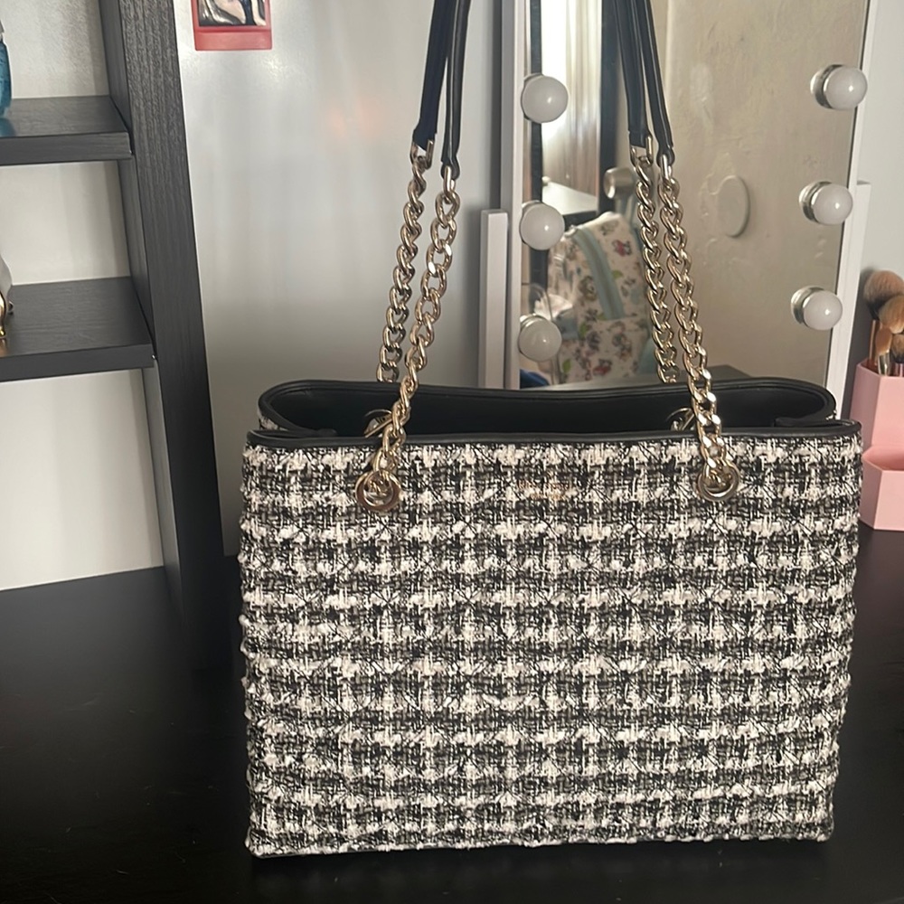 Kate spade Natalia tweed black medium bag